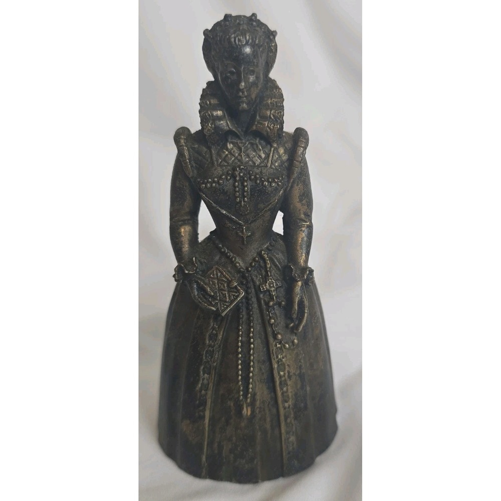 Vintage Figural Bell Gorham Silver Company Mary Queen of Scots 70s